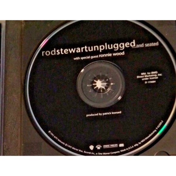 Rod Stewart Unplugged... and SEATED CD 1993 Tested & Works! - Picture 3 of 4